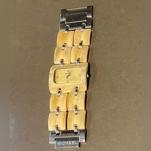 MICHAEL Michael Kors Light Tan Tort Watch